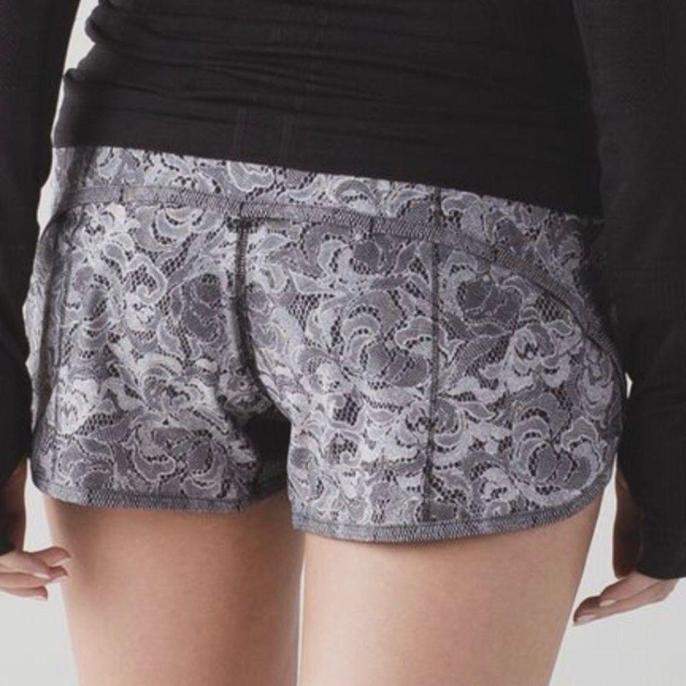 Lululemon Speed Shorts Floral Size 10
